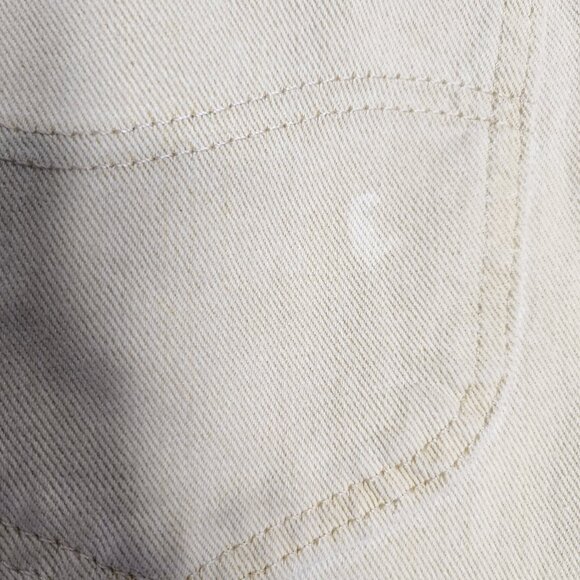 1990s Lee Riveted High Rise Vintage Mom Shorts in Light Tan Size S - Picture 8 of 8